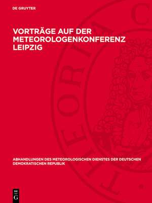 cover image of Vorträge auf der Meteorologenkonferenz Leipzig